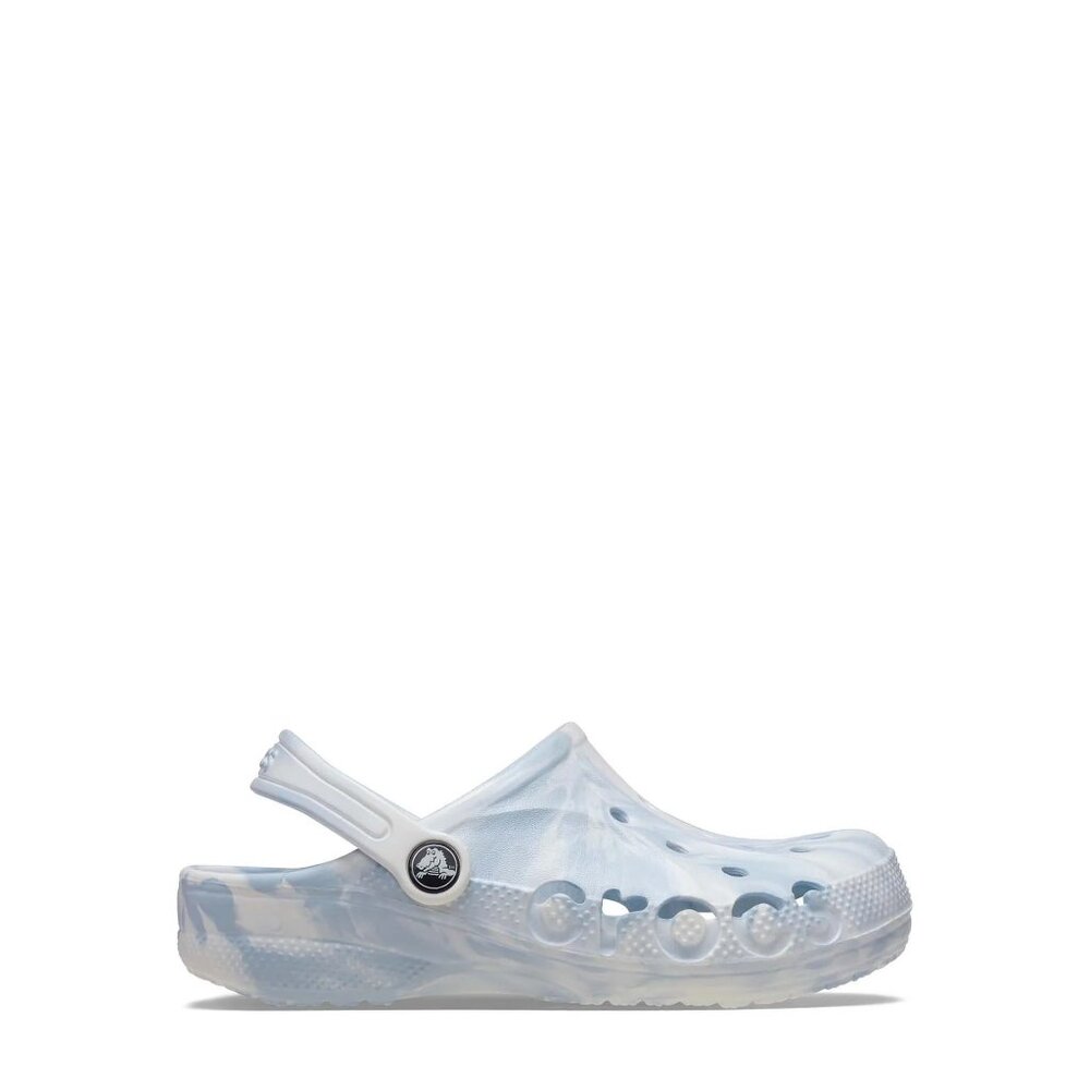 CROCS Kids Classic Clog in Light Blue Marble